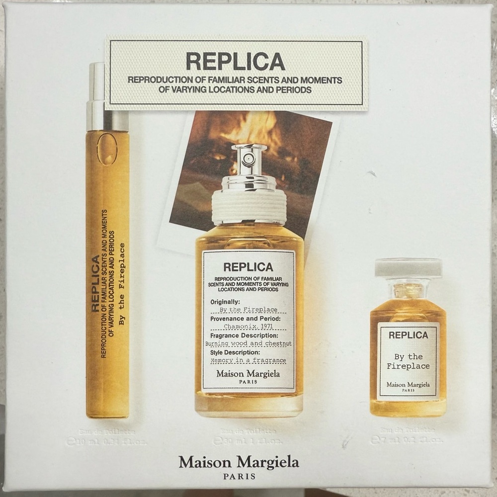 New, unused Maison Margiela REPLICA By the Fireplace Eau de Toilette set